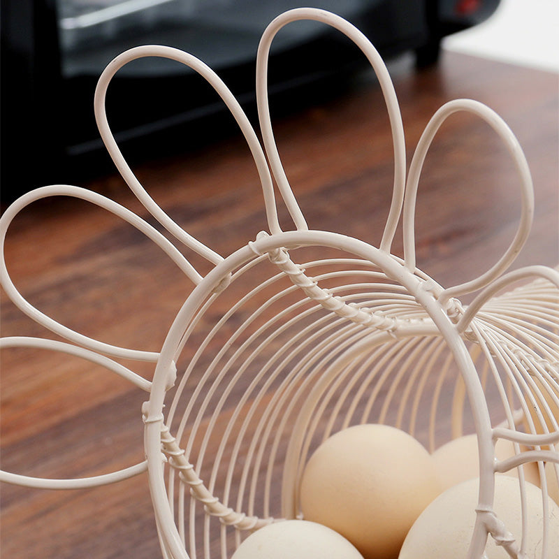 Chicken Wire Egg Basket with Handle, 29cm by HitMyNeed