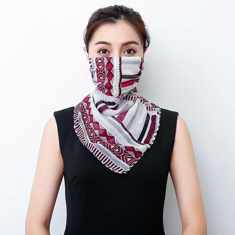 Chiffon Scarf with Built‑In Face Covering 11 by HitMyNeed
