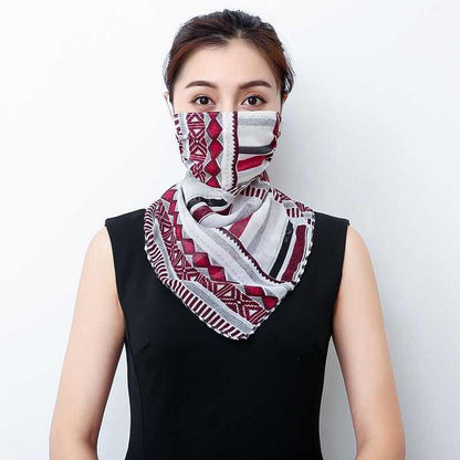 Chiffon Scarf with Built‑In Face Covering 11 by HitMyNeed