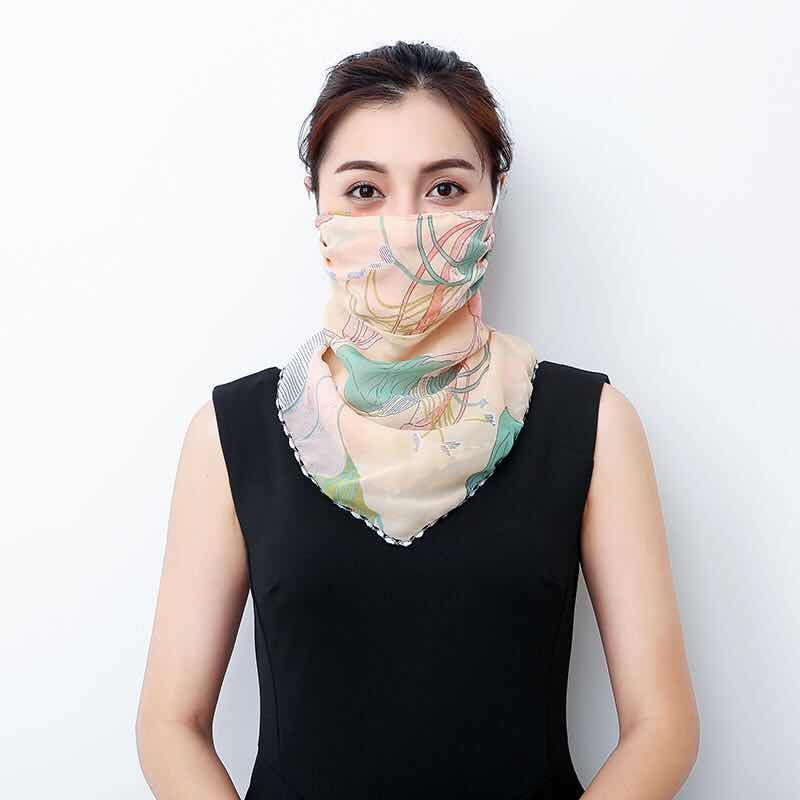 Chiffon Scarf with Built‑In Face Covering 12 by HitMyNeed