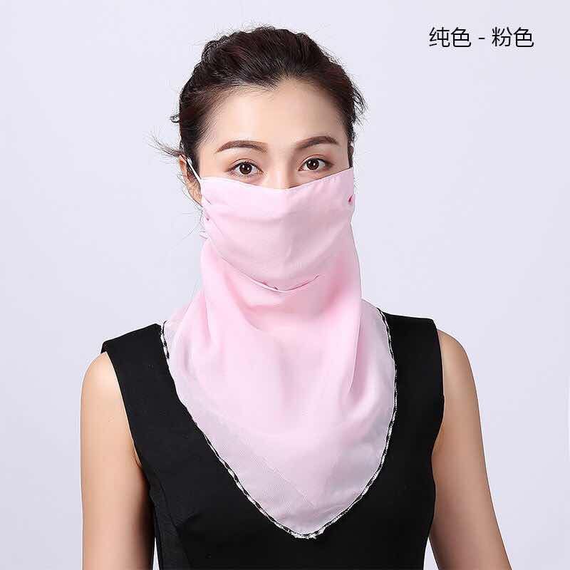 Chiffon Scarf with Built‑In Face Covering 21 by HitMyNeed