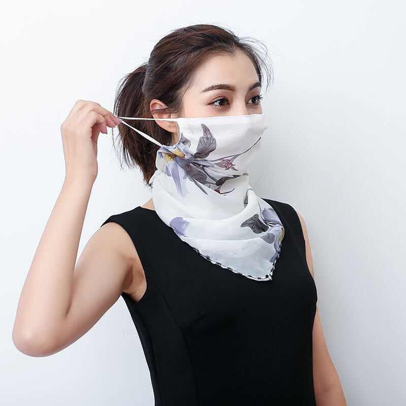 Chiffon Scarf with Built‑In Face Covering 5 by HitMyNeed