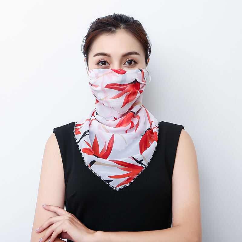 Chiffon Scarf with Built‑In Face Covering 7 by HitMyNeed
