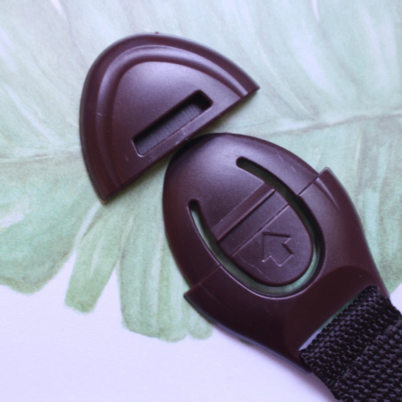 Child Safety Cabinet Locks Straps (5 Pack) by HitMyNeed