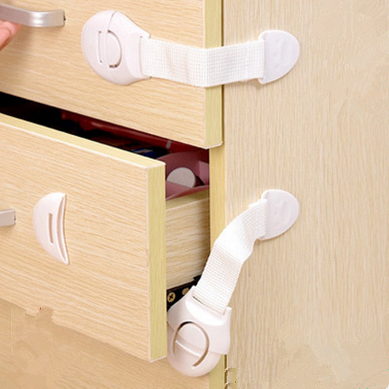 Child Safety Drawer and Cabinet Locks 5-Pack by HitMyNeed