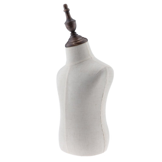 Child Size Mannequin Torso with Wooden Base Mount by HitMyNeed