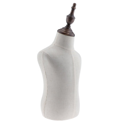 Child Size Mannequin Torso with Wooden Base Mount by HitMyNeed