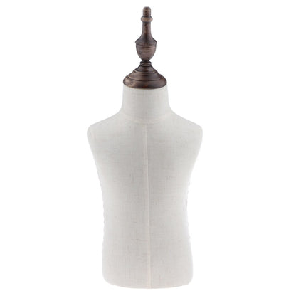 Child Size Mannequin Torso with Wooden Base Mount by HitMyNeed