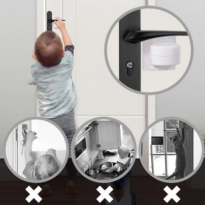 Childproof Door Lock for Lever and Knob Handles by HitMyNeed