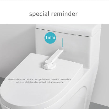 Childproof Toilet Lid Lock with 3M Adhesive by HitMyNeed