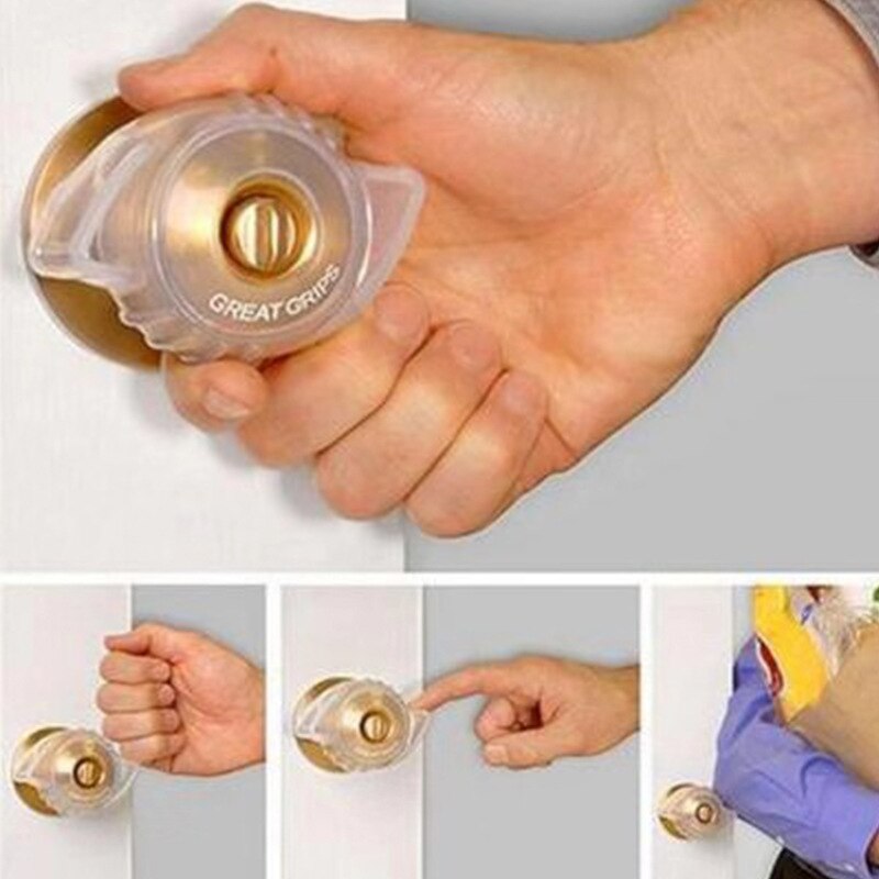 Childproofing Doorknob Stopper with Wall Guard by HitMyNeed