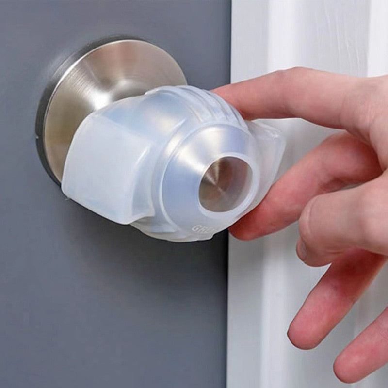 Childproofing Doorknob Stopper with Wall Guard by HitMyNeed