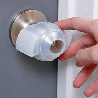 Childproofing Doorknob Stopper with Wall Guard by HitMyNeed