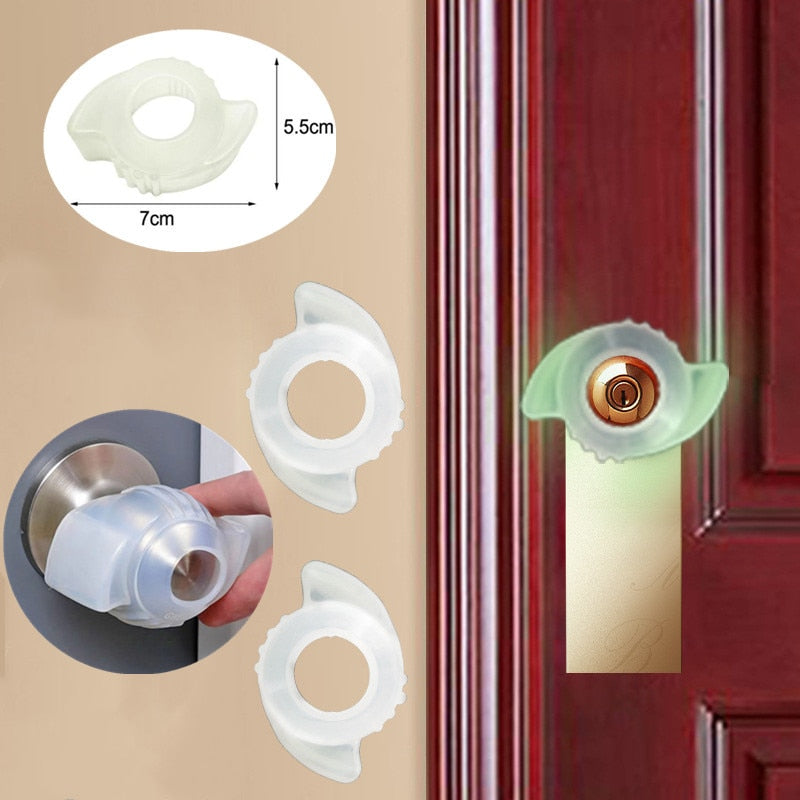 Childproofing Doorknob Stopper with Wall Guard by HitMyNeed