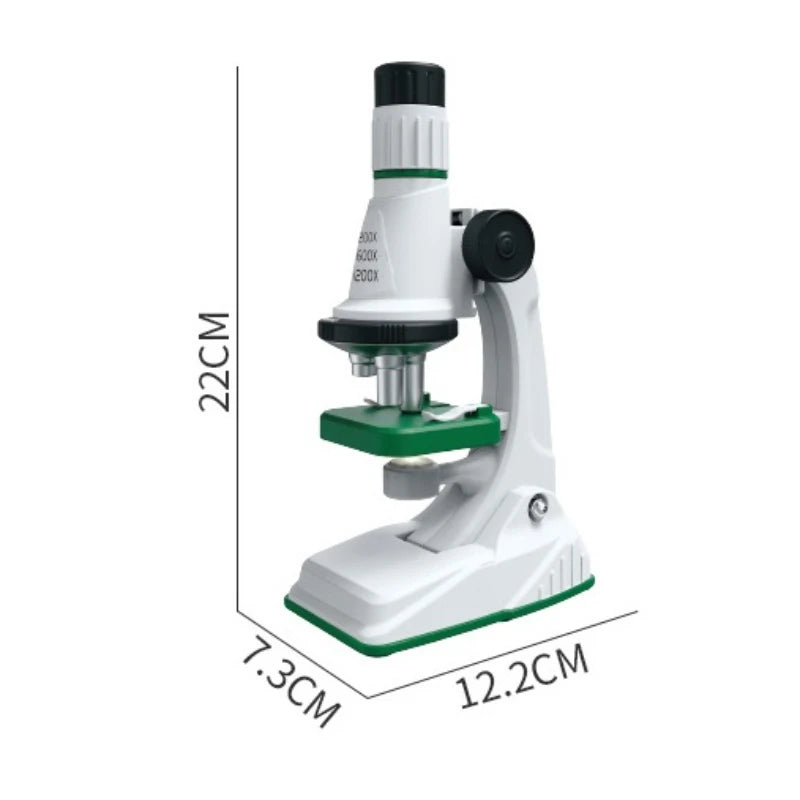 Children LED Microscope Kit 200x-1200x STEM Toy by HitMyNeed