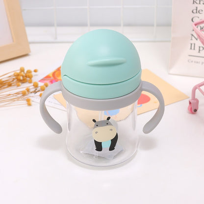 Children Straw Cup with Anti-Spill Suction Base 250ml by HitMyNeed