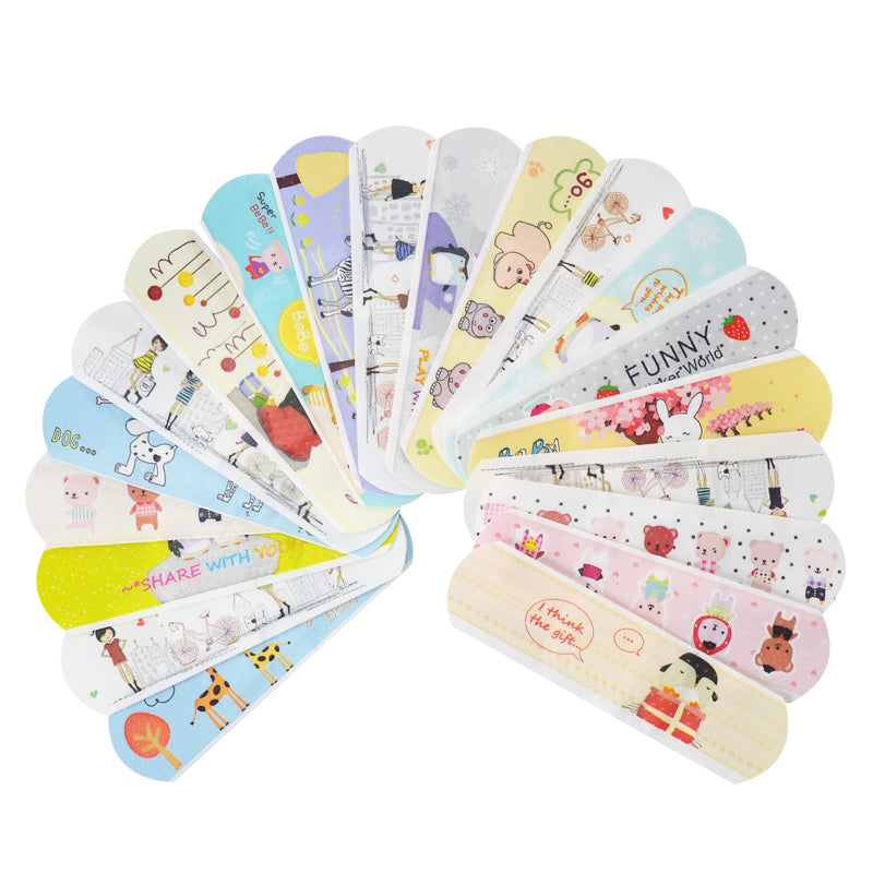 Children's Adhesive Bandages Cartoon Design (100 pcs) by HitMyNeed