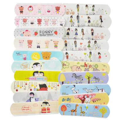 Children's Adhesive Bandages Cartoon Design (100 pcs) by HitMyNeed