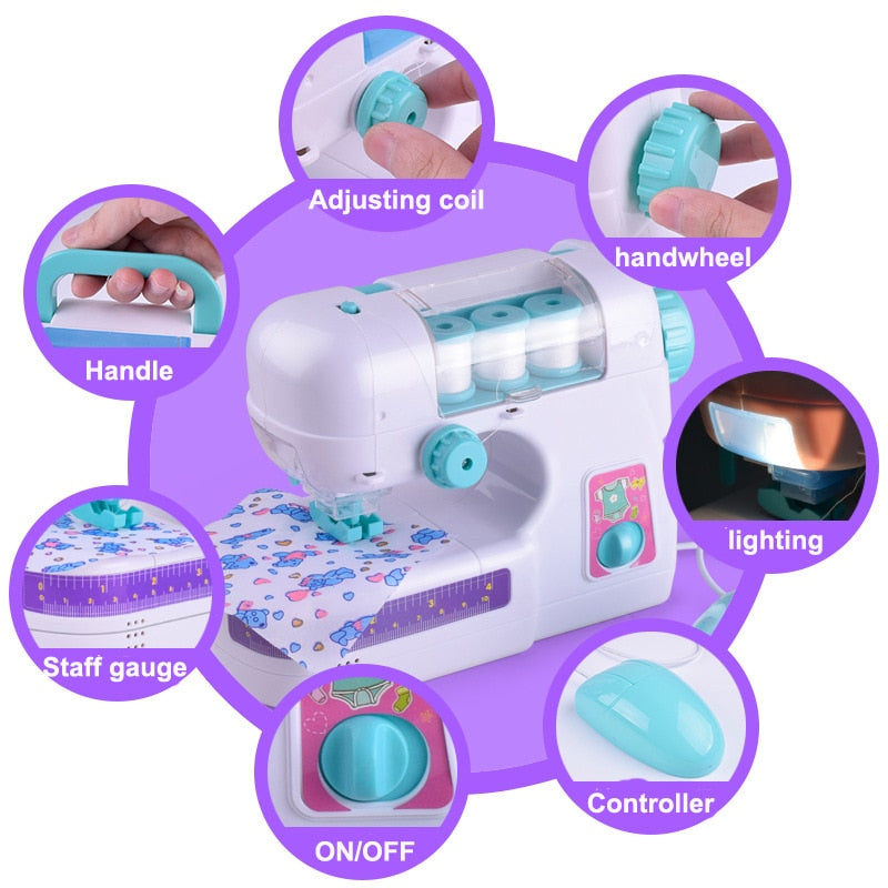 Children's Battery-Operated Sewing Machine Toy by HitMyNeed
