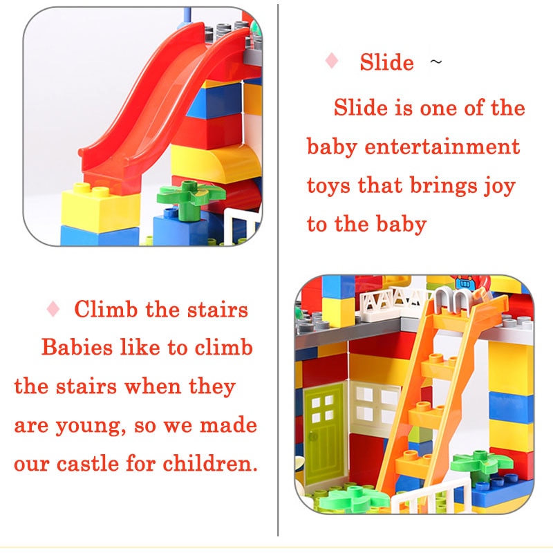 Children's Educational Building Block Set, 89 pcs by HitMyNeed
