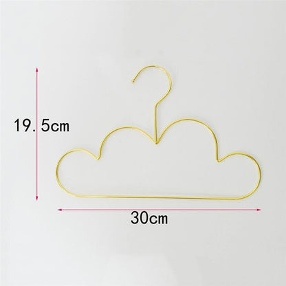 Children's Metal Clothes Hangers Cloud Design (5pcs) by HitMyNeed