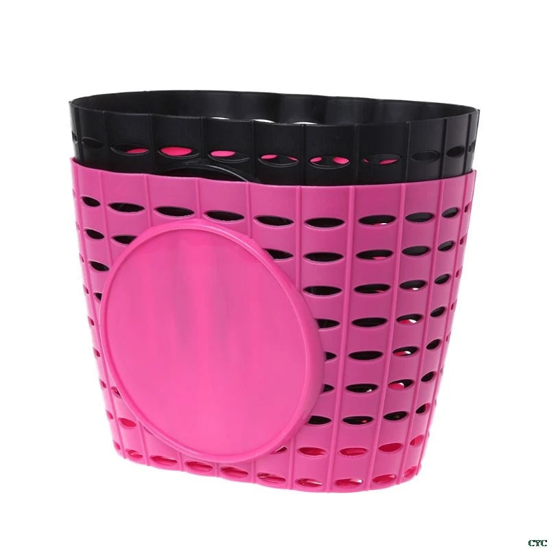 Children's Plastic Bike Basket with Straps by HitMyNeed