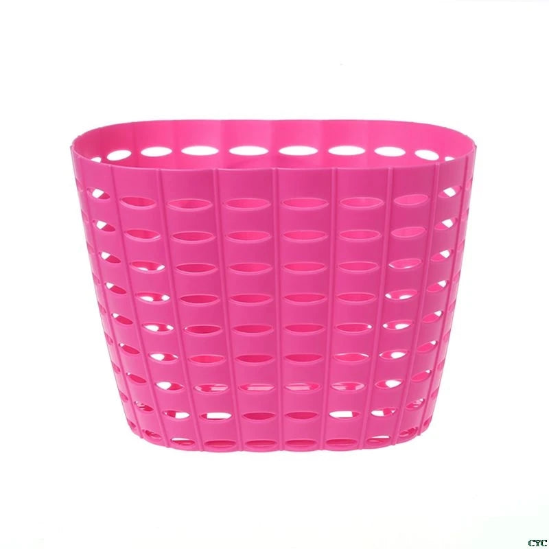 Children's Plastic Bike Basket with Straps by HitMyNeed