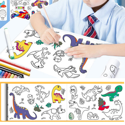 Children's Self-Adhesive Coloring Roll, 3m by HitMyNeed