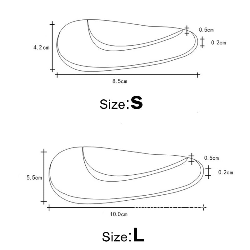 Children's Silicone Arch Support Insoles for Flat Feet by HitMyNeed