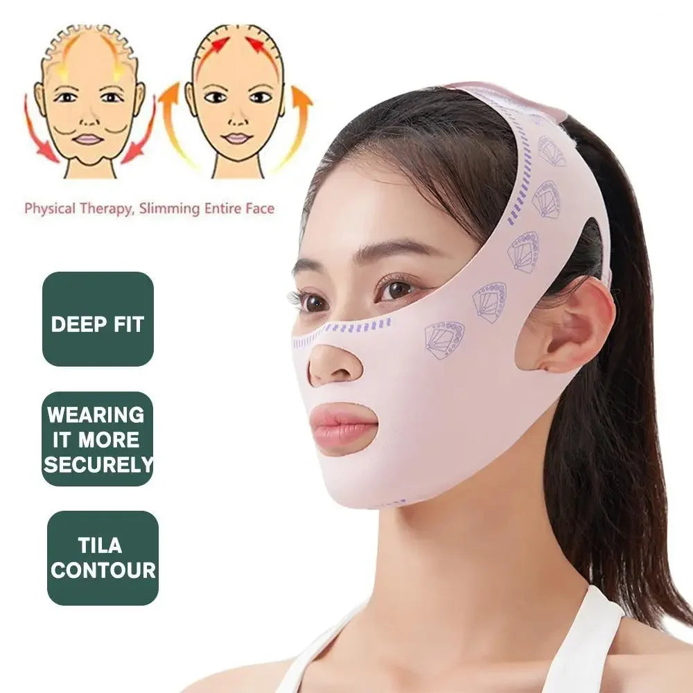 Chin & Cheek V Line Lifting Sleep Mask Strap by HitMyNeed