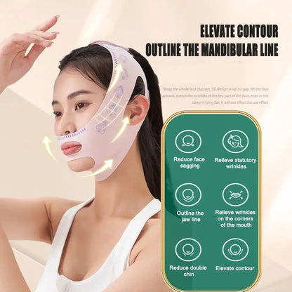Chin & Cheek V Line Lifting Sleep Mask Strap by HitMyNeed