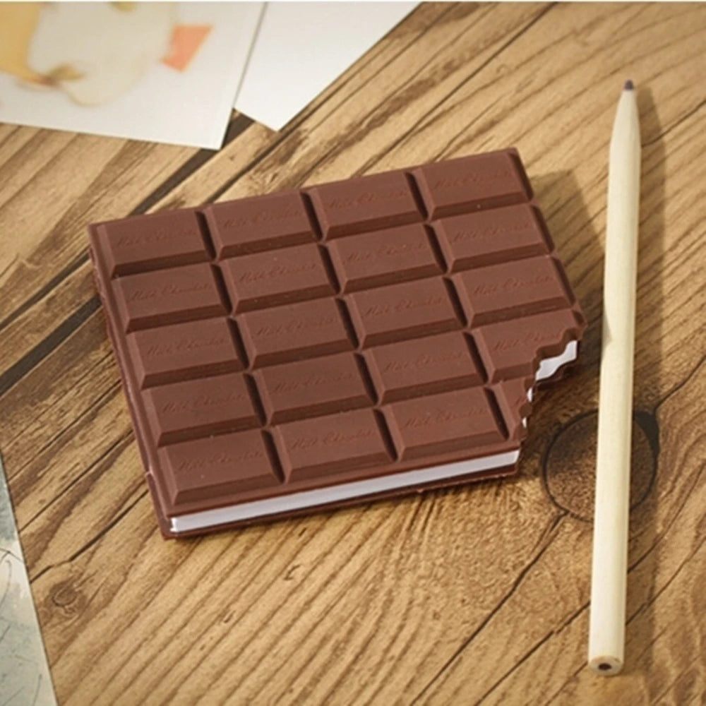 Chocolate Bar Design Pocket Notebook, 80 Sheets by HitMyNeed