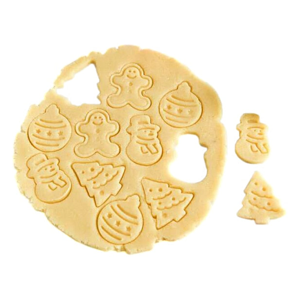 Christmas Cookie Cutter Set, 4-Piece Baking Molds by HitMyNeed