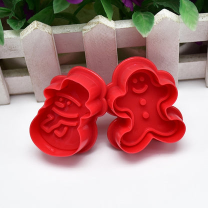 Christmas Cookie Cutter Set, 4-Piece Baking Molds by HitMyNeed