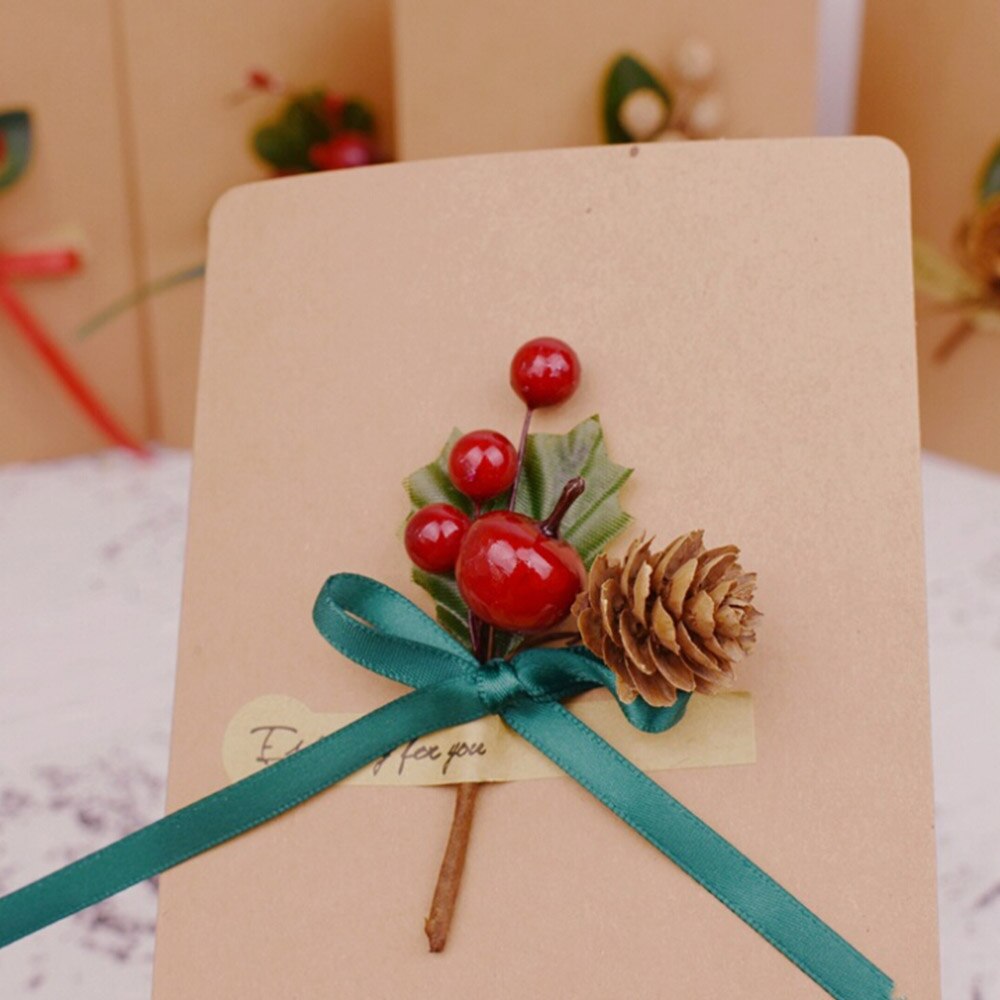 Christmas Faux Holly Picks Set of 5 by HitMyNeed