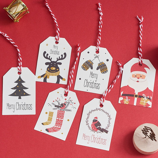 Christmas Gift Labels Paper Tags, 50-Pack by HitMyNeed