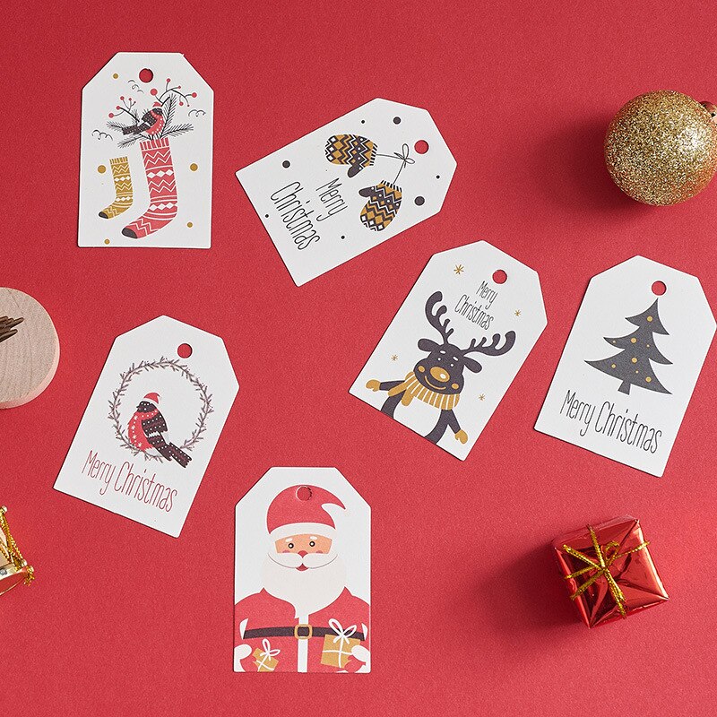 Christmas Gift Labels Paper Tags, 50-Pack by HitMyNeed