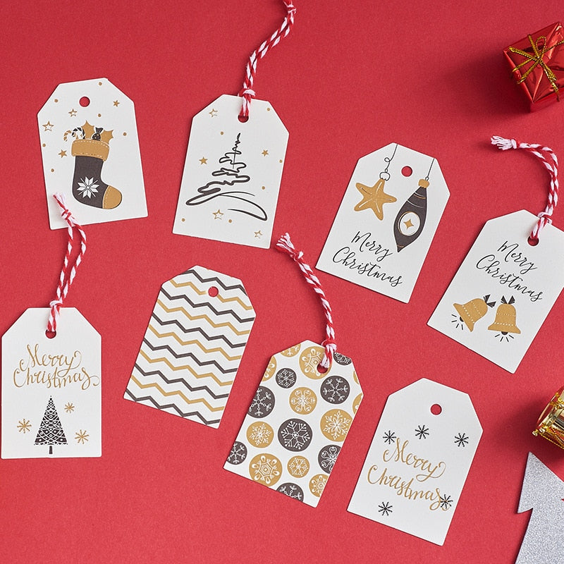 Christmas Gift Labels Paper Tags, 50-Pack by HitMyNeed