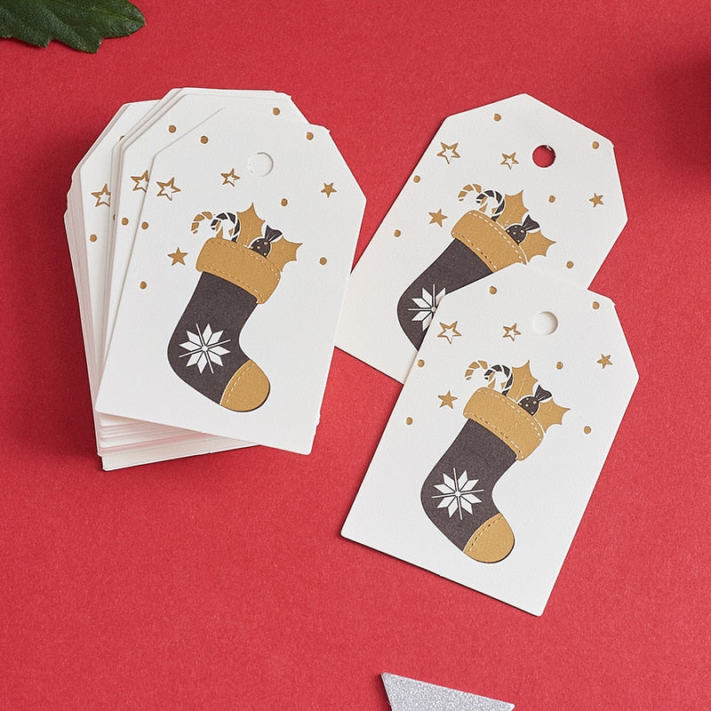 Christmas Gift Labels Paper Tags, 50-Pack by HitMyNeed