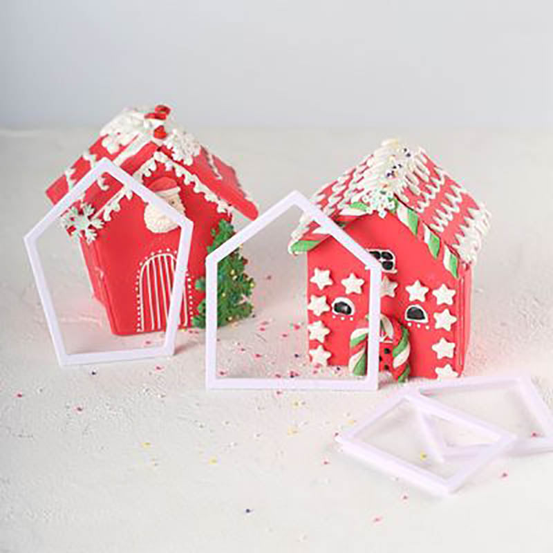 Christmas Gingerbread House Cutters Set (4 pcs) by HitMyNeed