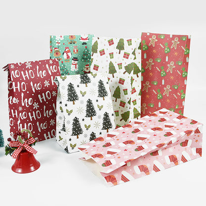 Christmas Kraft Gift Bags Set of 10 by HitMyNeed