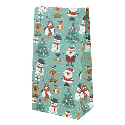 Christmas Kraft Gift Bags Set of 10 b01 by HitMyNeed