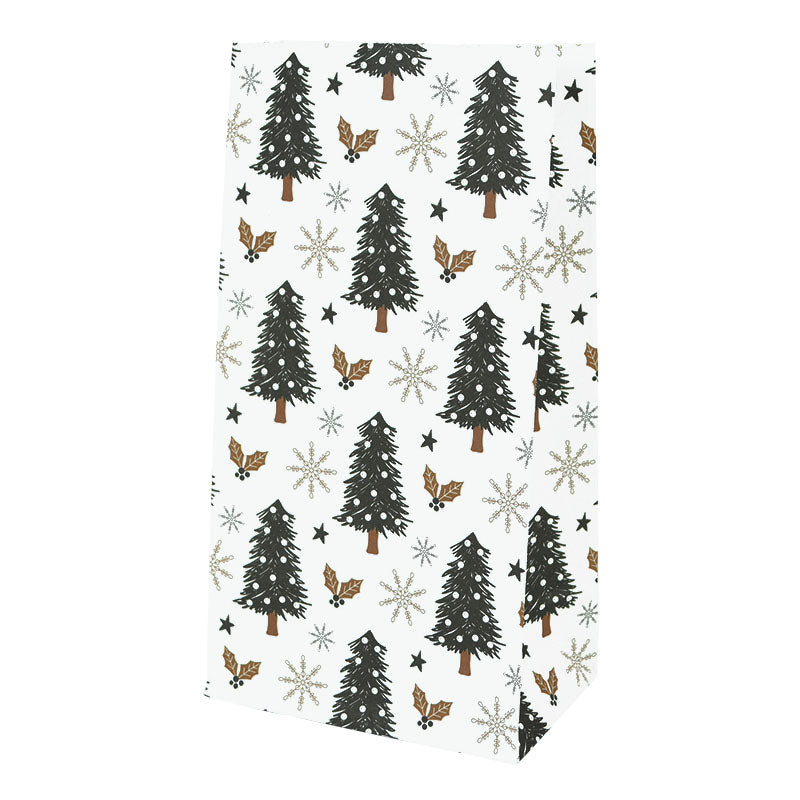 Christmas Kraft Gift Bags Set of 10 b03 by HitMyNeed