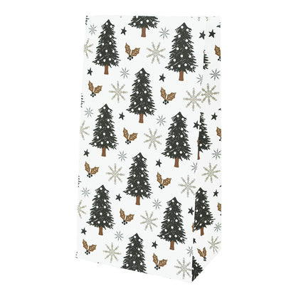 Christmas Kraft Gift Bags Set of 10 b03 by HitMyNeed