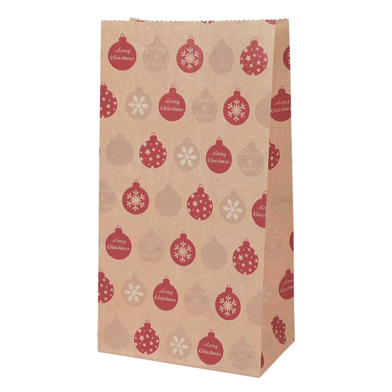 Christmas Kraft Gift Bags Set of 10 b05 by HitMyNeed