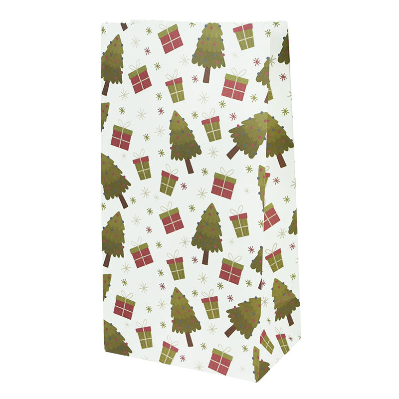 Christmas Kraft Gift Bags Set of 10 b16 by HitMyNeed