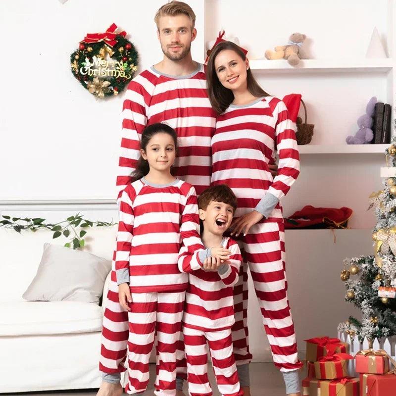 Christmas Moose Matching Family Pajama Sets 999tiaowenhong kid-6-7y by HitMyNeed