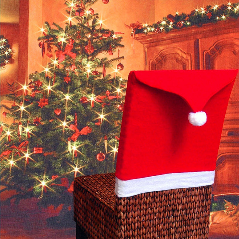 Christmas Santa Hat Chair Cover 60 x 50cm by HitMyNeed