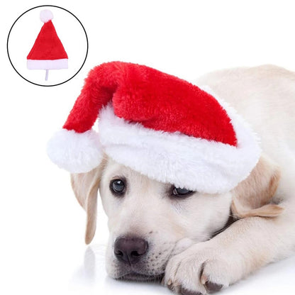 Christmas Santa Hat for Dogs with Adjustable Strap by HitMyNeed