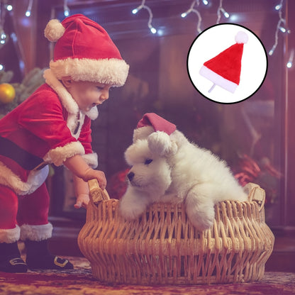 Christmas Santa Hat for Dogs with Adjustable Strap by HitMyNeed